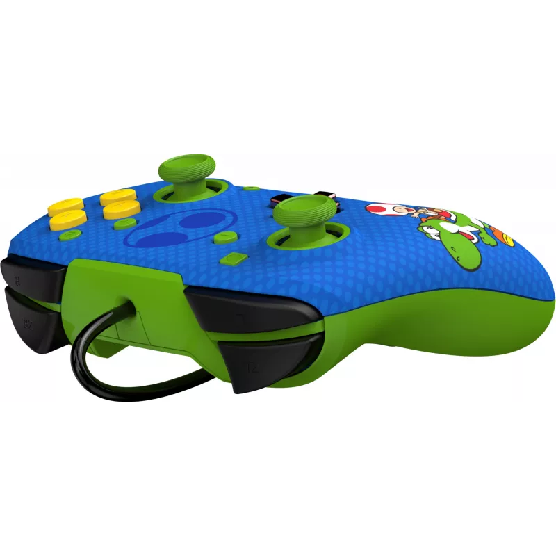 PDP REMATCH Controller cablato: Yoshi & Toad, gamepad, Nintendo Switch, Nintendo Switch OLED, D-pad, tasto Home, analogico / digitale, cablato, USB