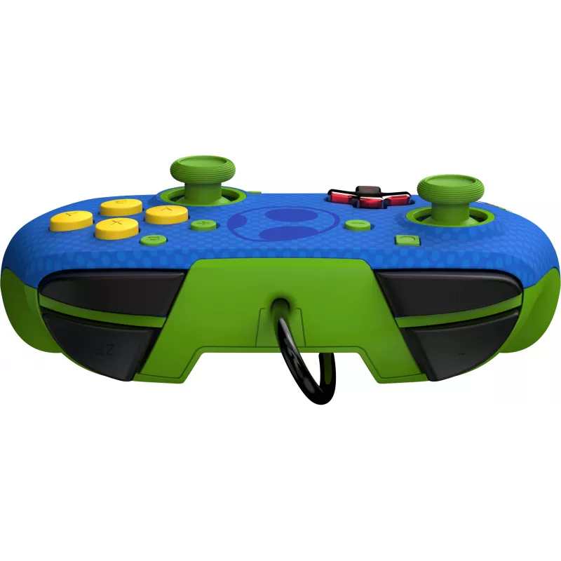 PDP REMATCH Controller cablato: Yoshi & Toad, gamepad, Nintendo Switch, Nintendo Switch OLED, D-pad, tasto Home, analogico / digitale, cablato, USB