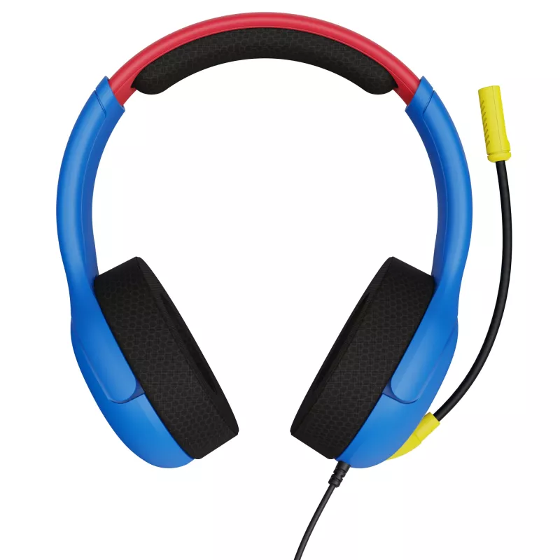 PDP LVL40 Headset cablato head-band gaming blu, rosso