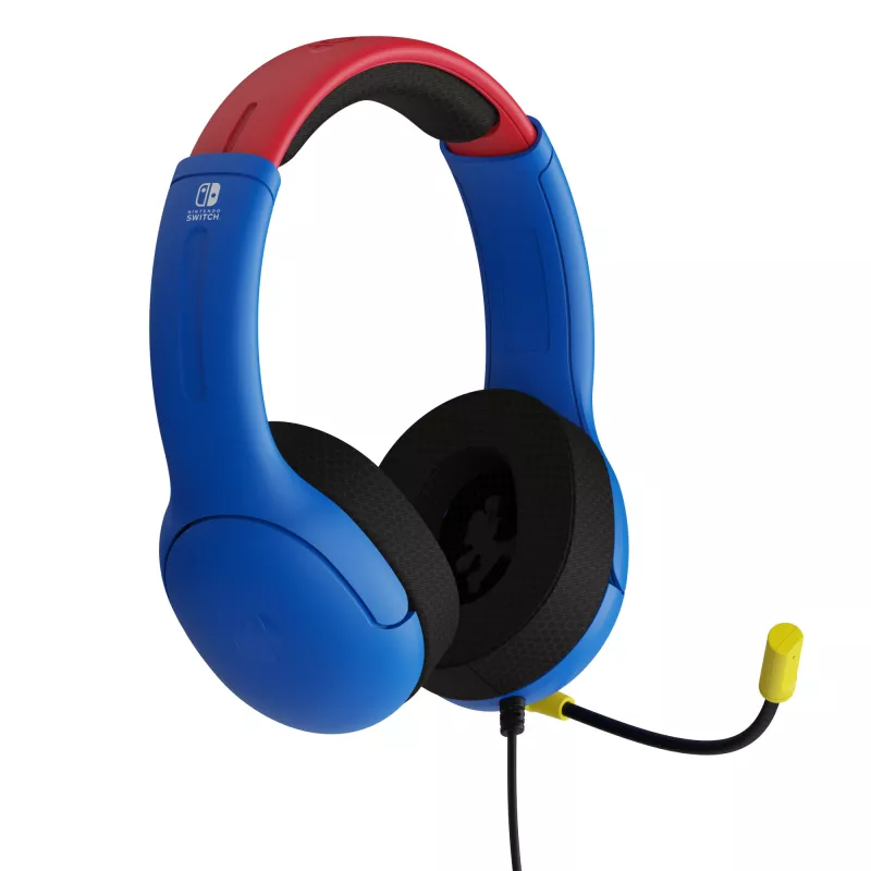 PDP LVL40 Headset cablato head-band gaming blu, rosso