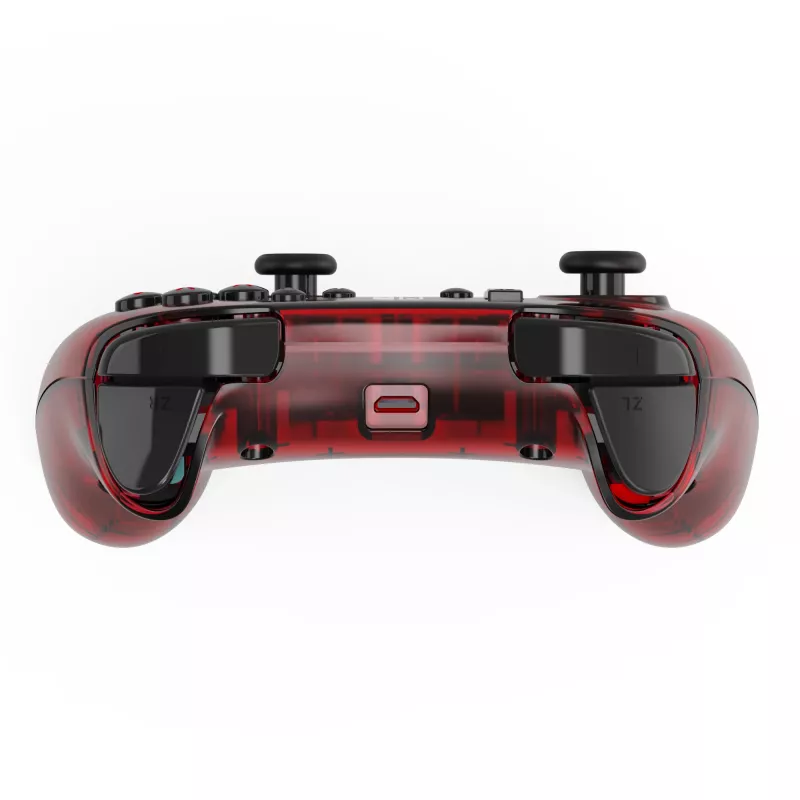 PDP Rock Candy: Mario Punch rosso, gamepad USB trasparente analogico / digitale Nintendo Switch, Nintendo Switch Lite, Nintendo Switch OLED