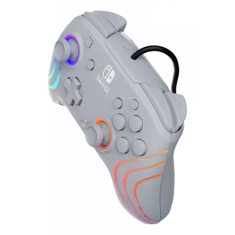 PDP Afterglow Wave grigio gamepad USB analogico / digitale Nintendo Switch, Nintendo Switch OLED