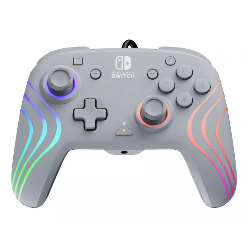 PDP Afterglow Wave grigio gamepad USB analogico / digitale Nintendo Switch, Nintendo Switch OLED