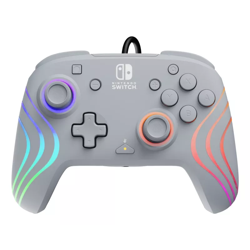 PDP Afterglow Wave grigio gamepad USB analogico / digitale Nintendo Switch, Nintendo Switch OLED
