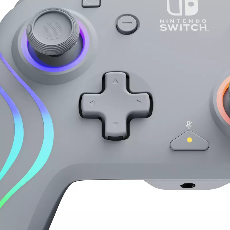 PDP Afterglow Wave grigio gamepad USB analogico / digitale Nintendo Switch, Nintendo Switch OLED