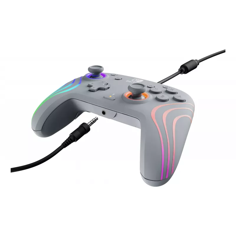 PDP Afterglow Wave grigio gamepad USB analogico / digitale Nintendo Switch, Nintendo Switch OLED