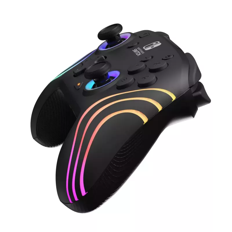 PDP Afterglow Wave nero gamepad USB analogico / digitale Nintendo Switch, Nintendo Switch Lite, Nintendo Switch OLED