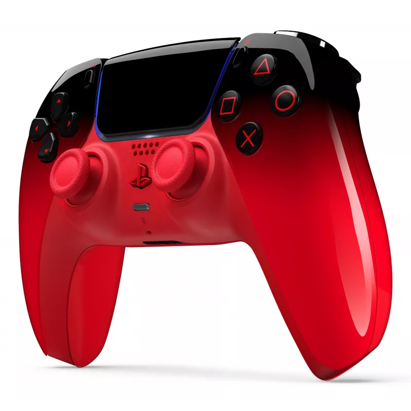 Gamepad Sony DualSense rosso — Bluetooth/USB, USB-C, batteria ricaricabile Li-Ion integrata, PS5/PC/Mac/Android/iOS