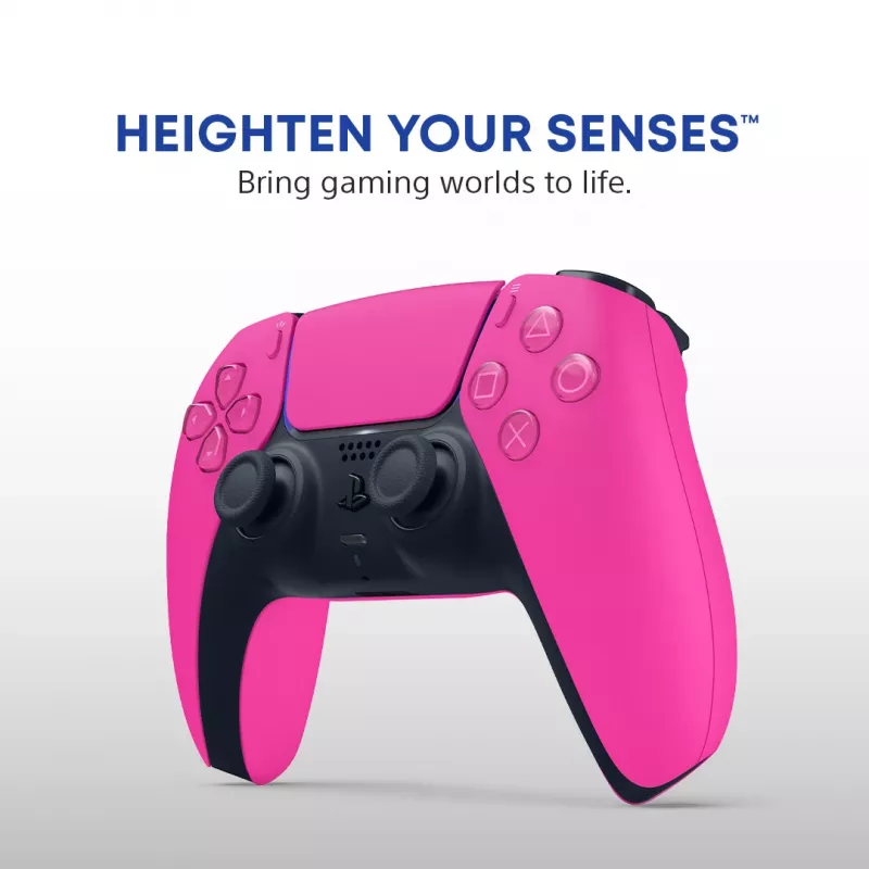 Gamepad Sony DualSense v3 per PlayStation 5 — rosa, Bluetooth e USB Type-C, batteria integrata