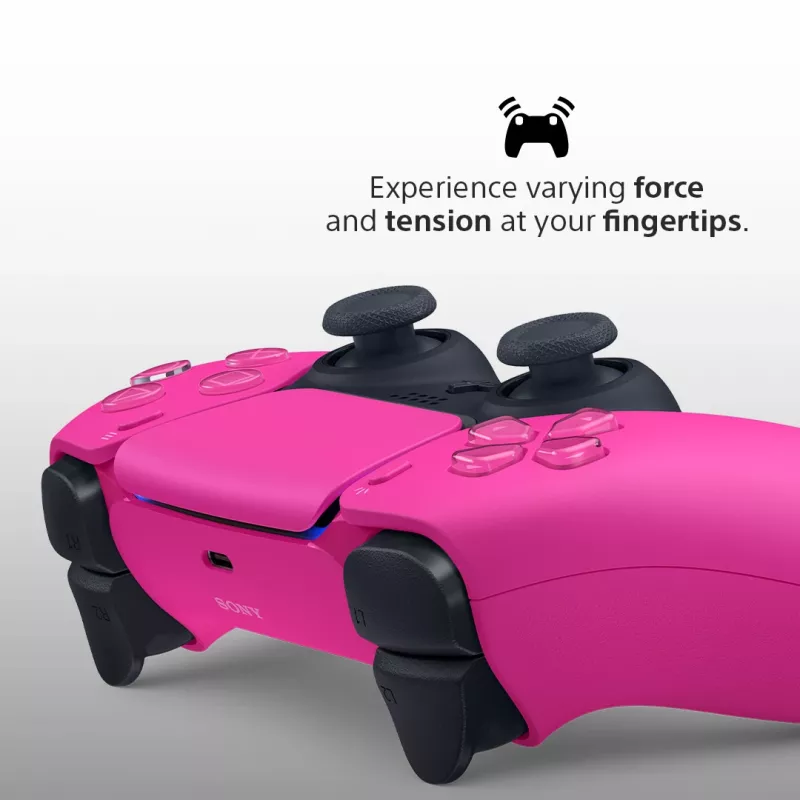 Gamepad Sony DualSense v3 per PlayStation 5 — rosa, Bluetooth e USB Type-C, batteria integrata