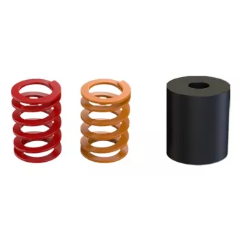 Set accessori pedali MOZA SR-P – set da 3 pezzi, compatibile con pedali MOZA, colori: nero/arancione/rosso