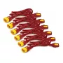 Kit cavi di alimentazione APC (6 pz.), con blocco, C13 su C14, 0,6 m, rosso