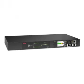 APC Netshelter Rack interruttore di trasferimento automatico, 1U, 15A, 100/120V, 5-15 IN, 10 5-15R OUT, 50/60Hz