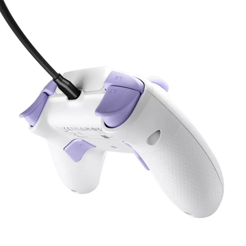 Turtle Beach REACT-R viola, bianco USB gamepad PC, Xbox One, Xbox One S, Xbox One X, Xbox Series S, Xbox Series X
