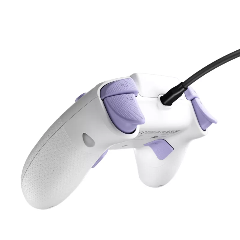Turtle Beach REACT-R viola, bianco USB gamepad PC, Xbox One, Xbox One S, Xbox One X, Xbox Series S, Xbox Series X