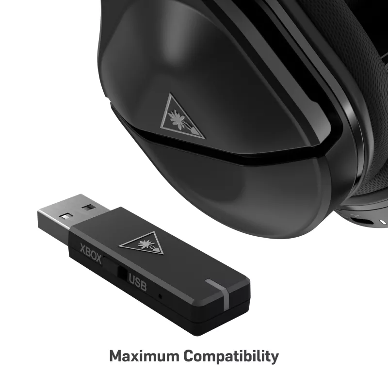 Headset Turtle Beach Stealth 600 Gen 2 MAX – con filo e senza fili, USB-C, circumaurale, 20–20000 Hz, nero