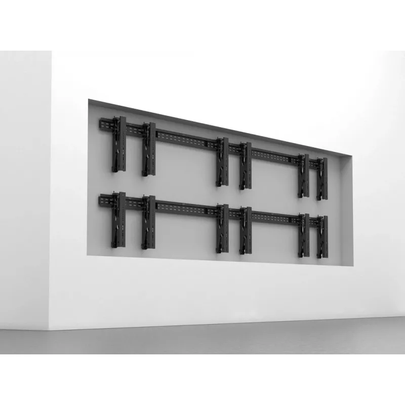 Supporto a parete per videowall Multibrackets M Public Push 40-70 pollici nero