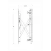 Supporto a parete per videowall Multibrackets M Public Push HD