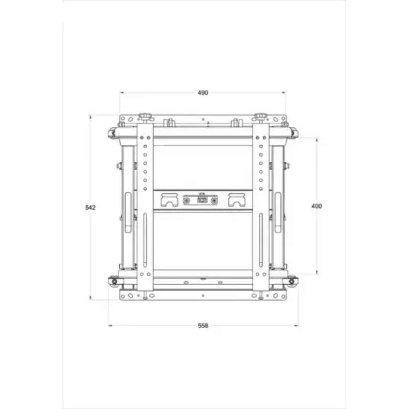 Supporto a parete per videowall Multibrackets M Public Push HD