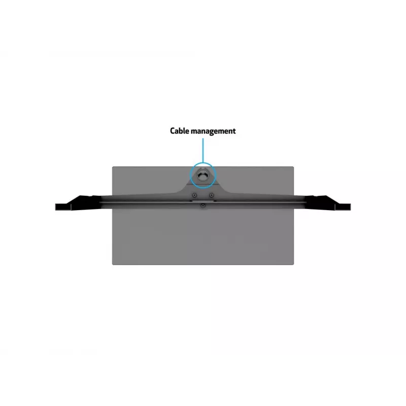 Base da tavolo Multibrackets M VESA Turn nero grande MAX 600x400