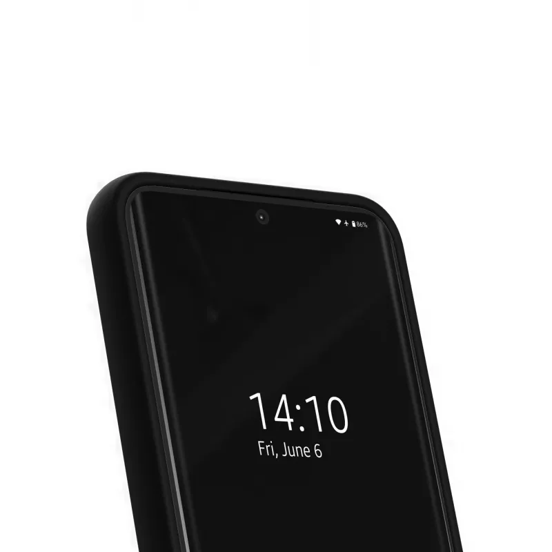 Custodia in silicone iDeal of Sweden MagSafe Galaxy S24 / S25 nero