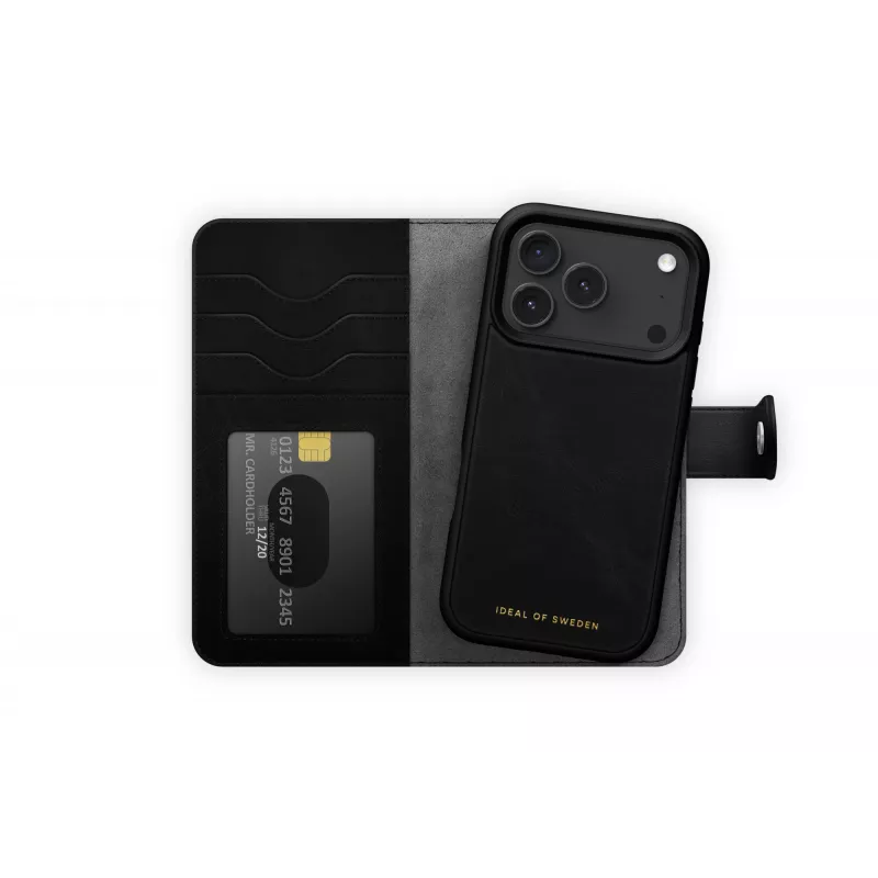 Portafoglio magnetico iDeal of Sweden Magnet Wallet+ MagSafe iPhone 17 Pro nero