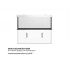 Schermo di proiezione manuale Multibrackets M 4:3 200x150, 100 pollici