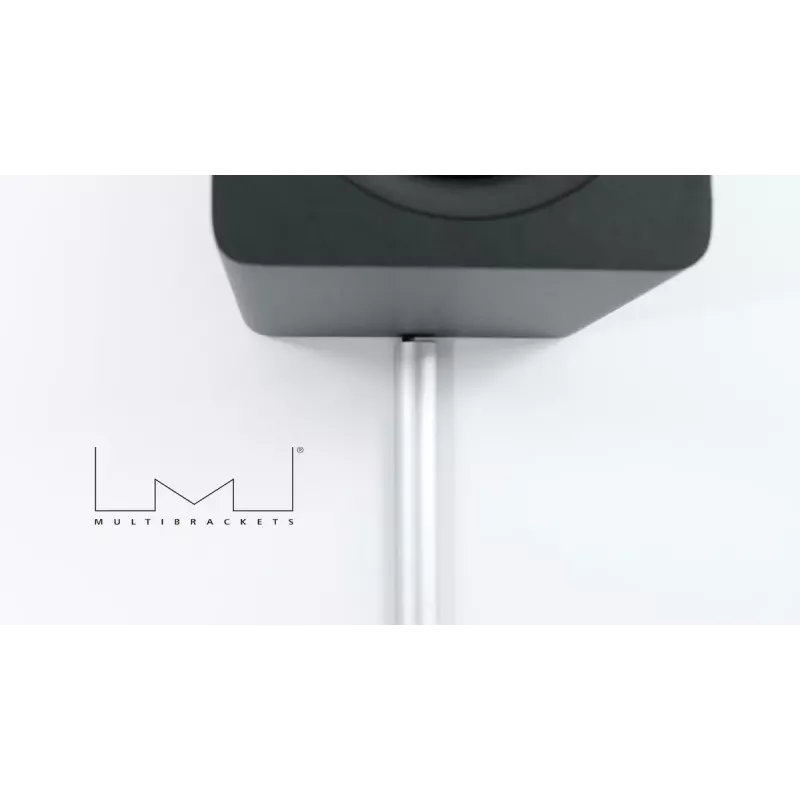 Canalina passacavi universale Multibrackets M nero 18 mm larghezza 1600 mm lunghezza
