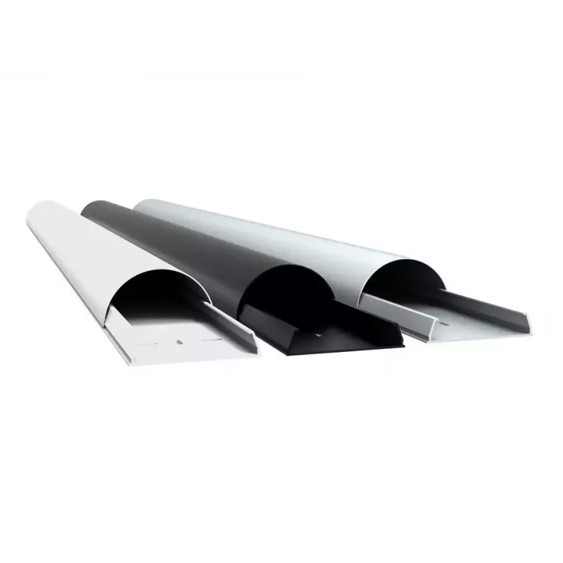 Canalina passacavi universale Multibrackets M nero 18 mm larghezza 1600 mm lunghezza
