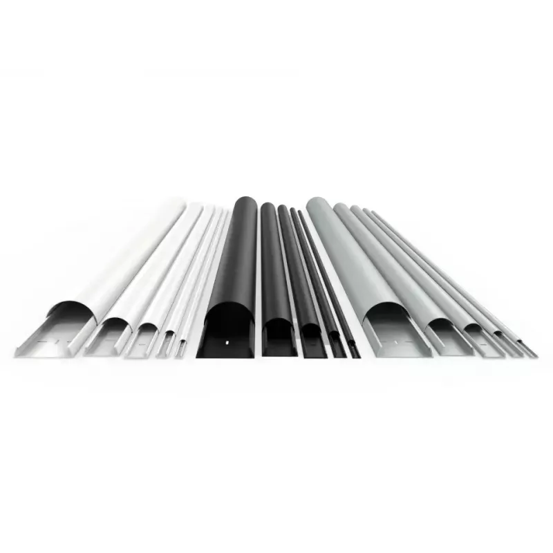 Canalina passacavi universale Multibrackets M nero 18 mm larghezza 1600 mm lunghezza