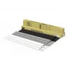 Canalina passacavi universale Multibrackets M nero 18 mm larghezza 1600 mm lunghezza