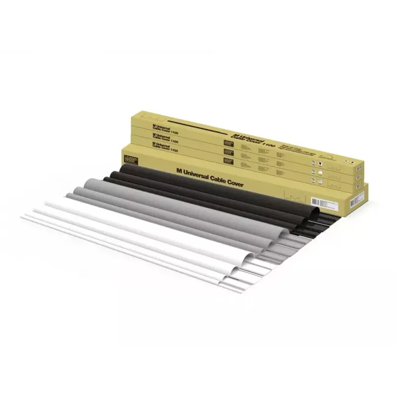 Canalina passacavi universale Multibrackets M nero 18 mm larghezza 1600 mm lunghezza