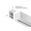 Multibrackets M 1:1 schermo di proiezione manuale 200x200, 112 pollici White Edition