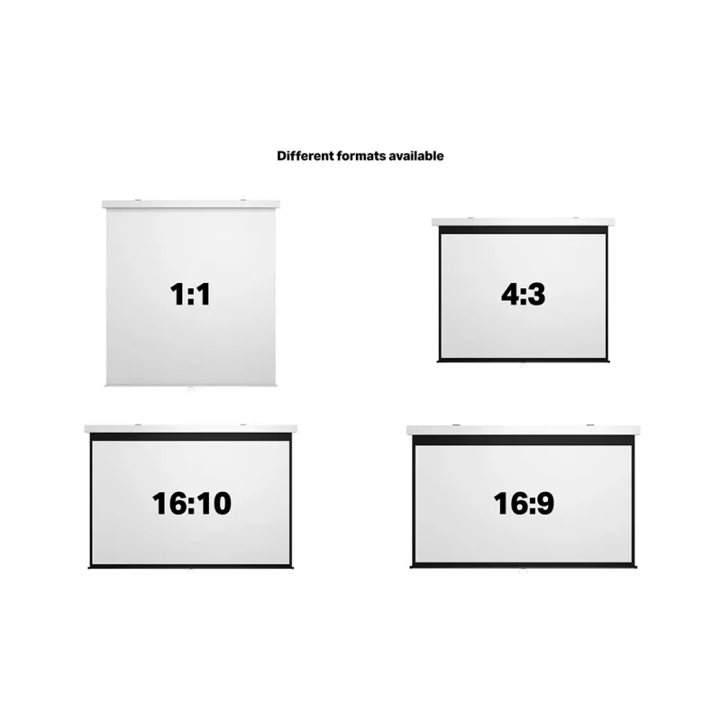 Multibrackets M 1:1 schermo di proiezione manuale 200x200, 112 pollici White Edition