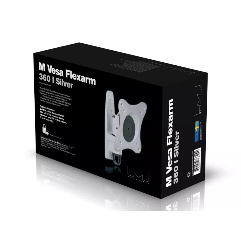 Supporto VESA Multibrackets M VESA Flexarm 360 I argento 75 100 200