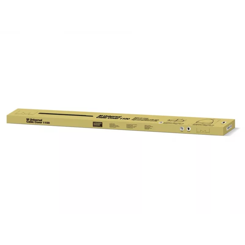 Canalina passacavi Multibrackets M SS nero 75 mm L - 1600 mm lunghezza
