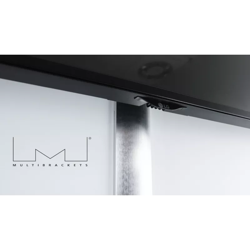 Canalina passacavi Multibrackets M SS nero 75 mm L - 1600 mm lunghezza