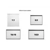 Schermo di proiezione manuale Multibrackets M 16:10 232,6x145,4, 108 pollici