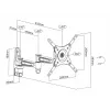 Supporto Multibrackets M VESA Flexarm 360 III bianco 15 kg 15-32 pollici
