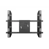 Supporto a pavimento per display singolo Public MULTIBRACKETS M – nero, supporta fino a 60 kg, VESA 200x200–800x400