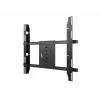 Supporto a pavimento per display singolo Public MULTIBRACKETS M – nero, supporta fino a 60 kg, VESA 200x200–800x400