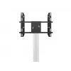 Supporto a pavimento per display singolo Public MULTIBRACKETS M – nero, supporta fino a 60 kg, VESA 200x200–800x400
