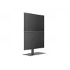 Supporto a pavimento per display singolo Public MULTIBRACKETS M – nero, supporta fino a 60 kg, VESA 200x200–800x400