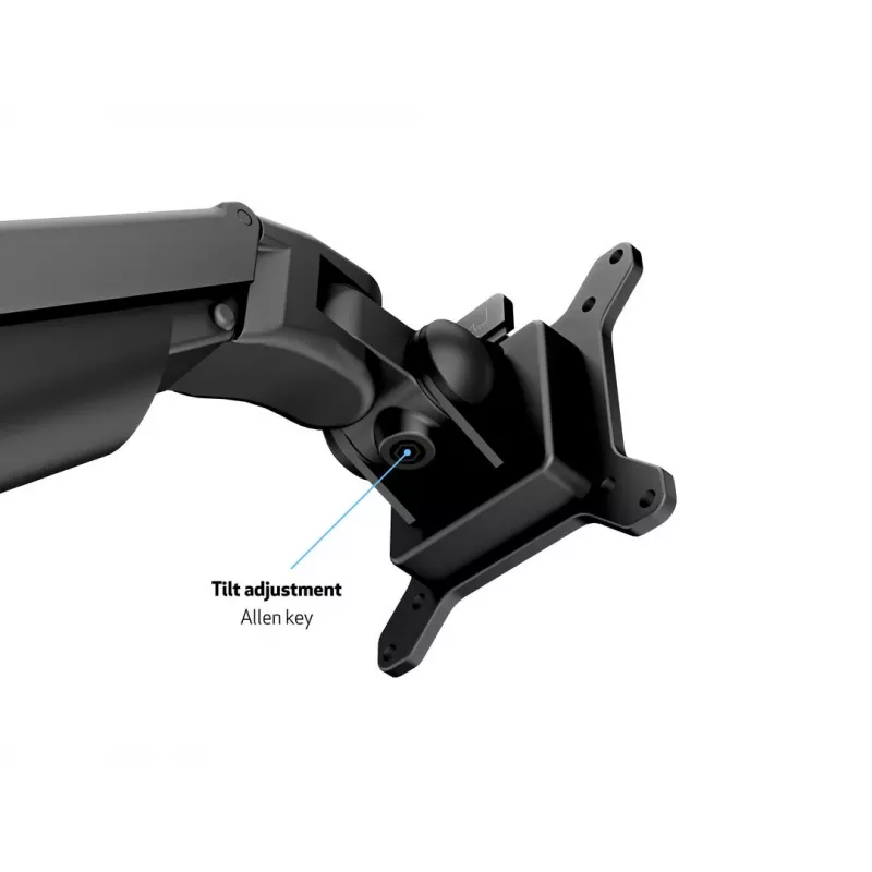 Braccio a gas VESA Multibrackets M Quad nero 40 kg 15-32 pollici