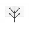 Braccio a gas VESA Multibrackets M Quad nero 40 kg 15-32 pollici