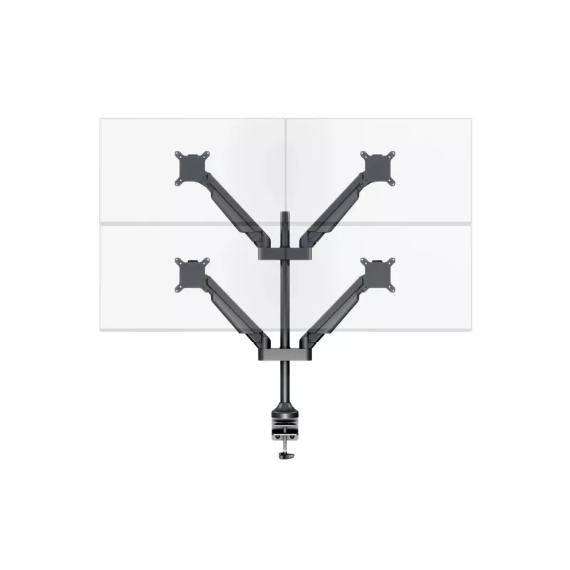 Braccio a gas VESA Multibrackets M Quad nero 40 kg 15-32 pollici