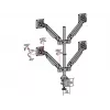 Braccio a gas VESA Multibrackets M Quad nero 40 kg 15-32 pollici