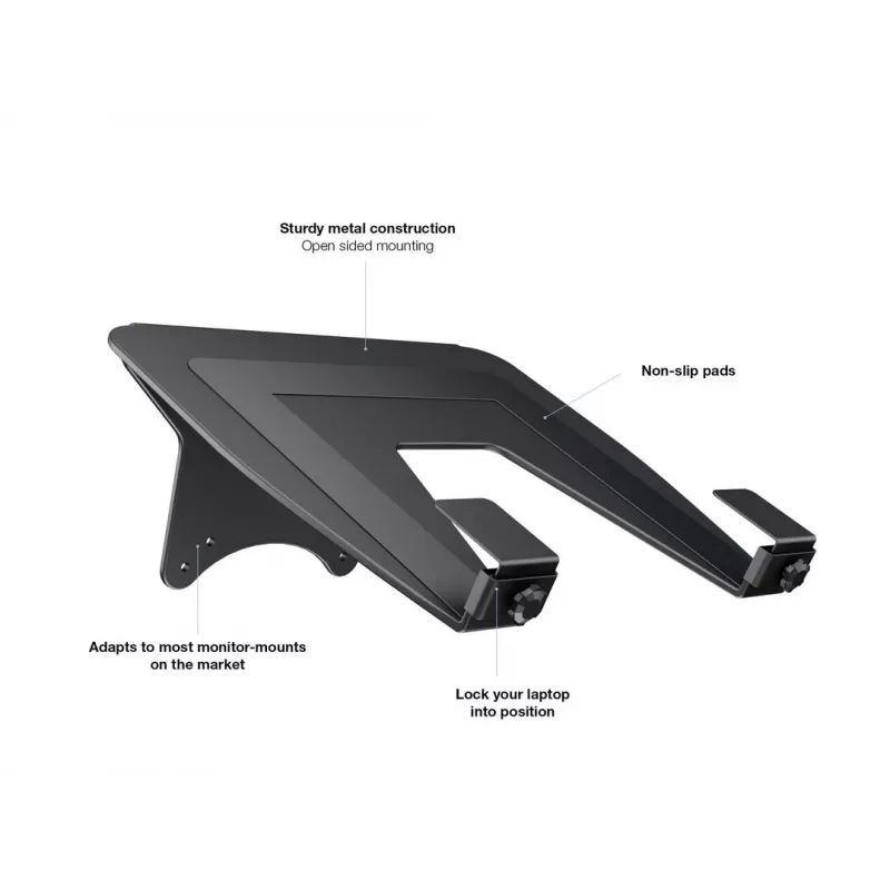 Supporto per laptop Multibrackets M Laptop Holder Gas Lift Arm nero