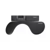 Poggiapolsi Mousetrapper Armrest Asymmetric — similpelle, nero, 680×205×20 mm