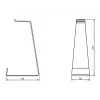 Supporto per cuffie Multibrackets M Headset Holder supporto da tavolo argento alluminio
